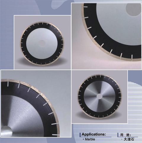 Diamond saw blades for marble