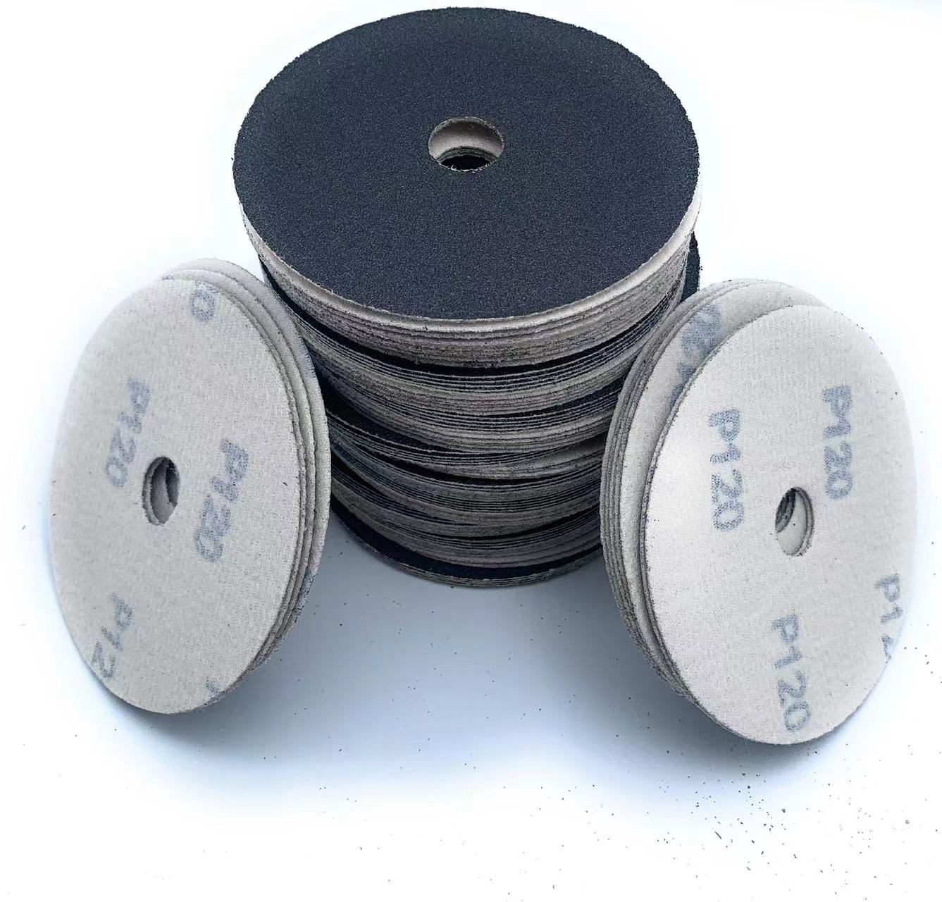 4 Inch Silicon Carbide Velour Abrasive Paper Sanding Discs Sandpaper