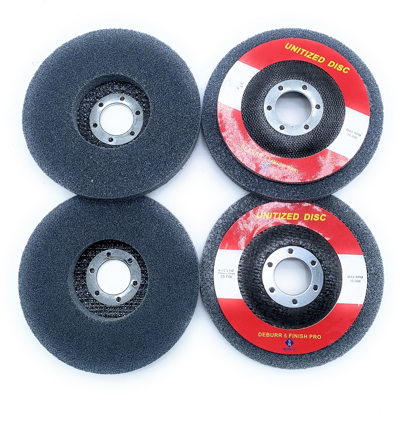Unitized Disc EXL UW - Surface Conditioning Deburr & Finish PRO 4-1/2”x 7/8”for metal,alloy,steel