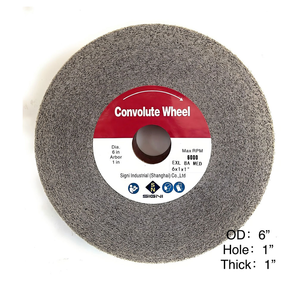 Convolute Deburring and Polishing Wheel